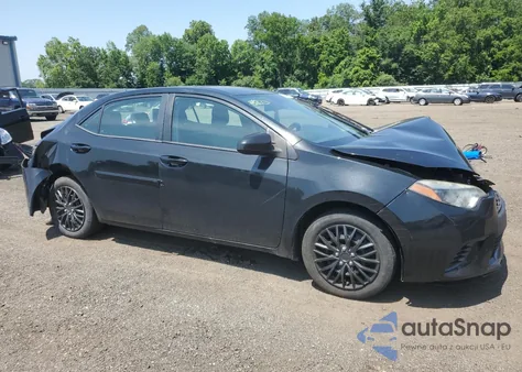 2016 Toyota Corolla L z USA, uszkodzony, nr VIN 2T1BURHE4GC697805
